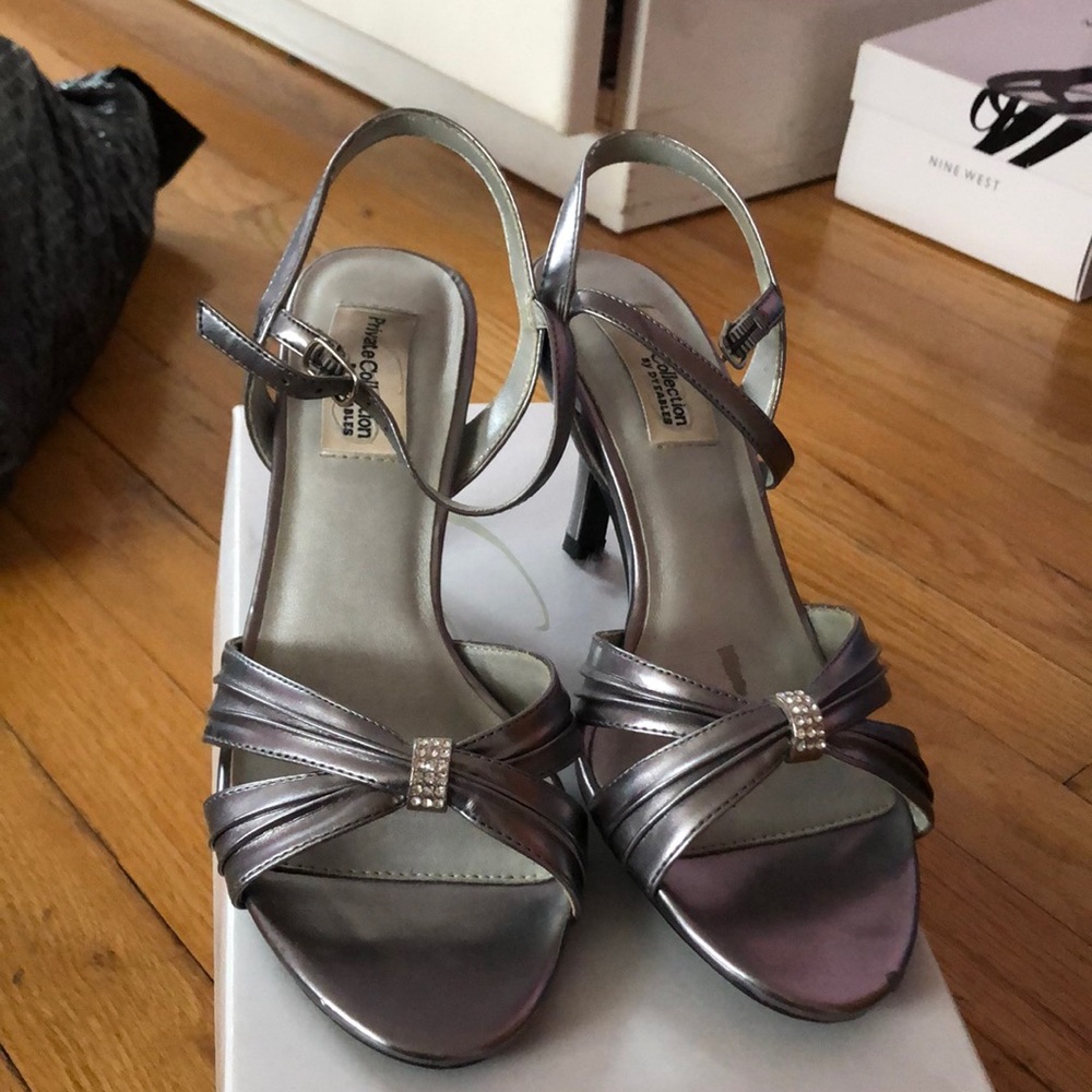 Silver heels